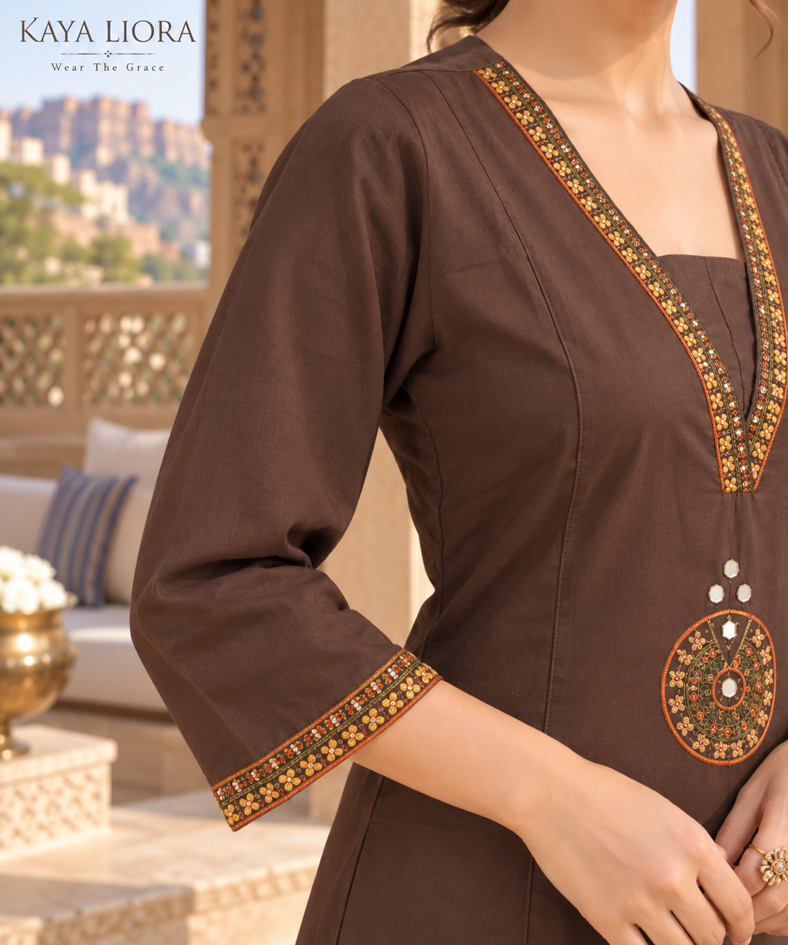 Espresso Umber – Mocha Royale 3-Piece Suit Set Thumbnail 7