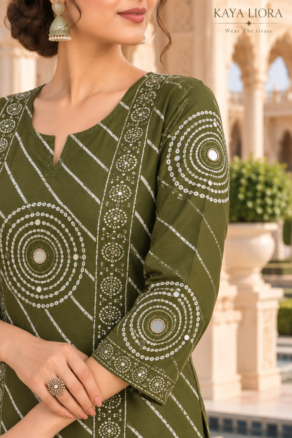 Moss Green – Olive Aura 3-Piece Suit Thumbnail 7