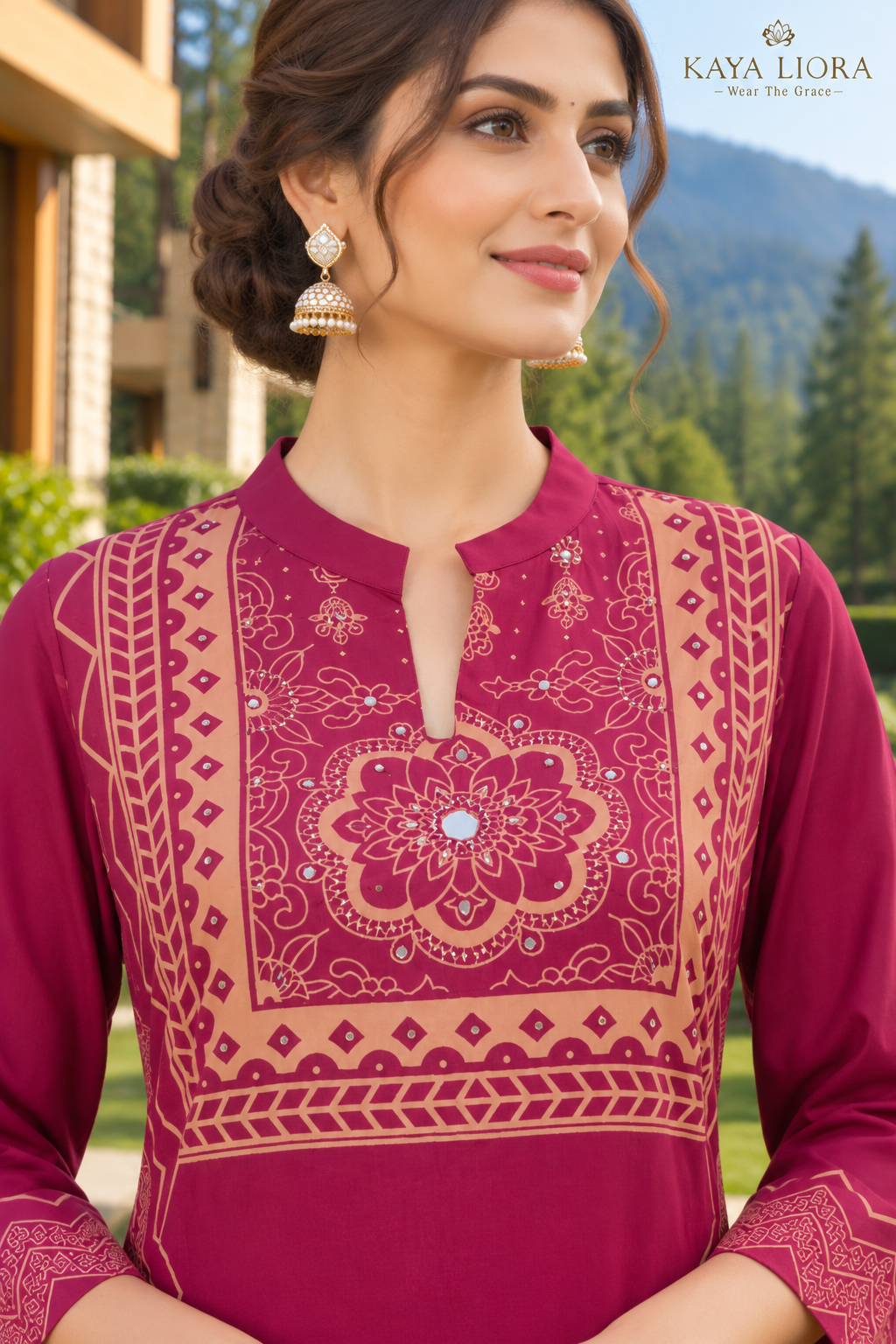 Purple Royale – 3-Piece Ethnic Suit Thumbnail 6