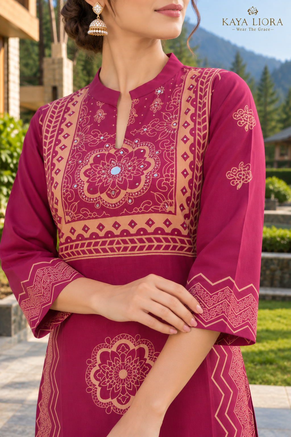 Purple Royale – 3-Piece Ethnic Suit Thumbnail 7
